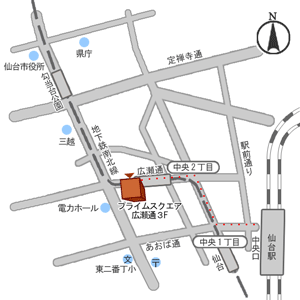 仙台支店地図