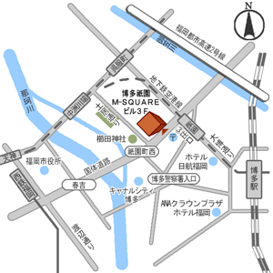福岡支店地図