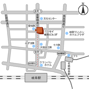 岐阜事務所地図