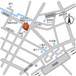 静岡事務所地図